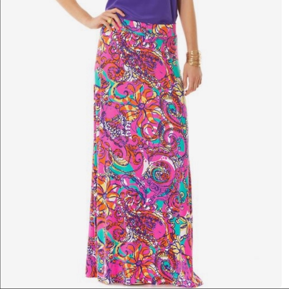 Lilly Pulitzer Beale Maxi Skirt Sz XS